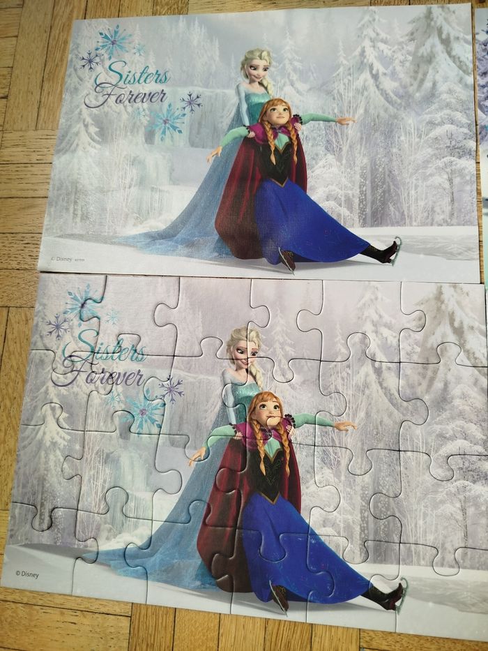 Puzzle reine de neige 2*24 ravensburger - photo numéro 5
