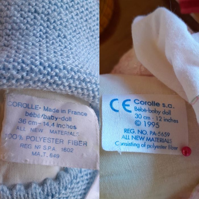 👶🏼 LOT : 4 poupons Corolle 30/36 centimètres (Années 1994, 1995, 2000) - photo numéro 9