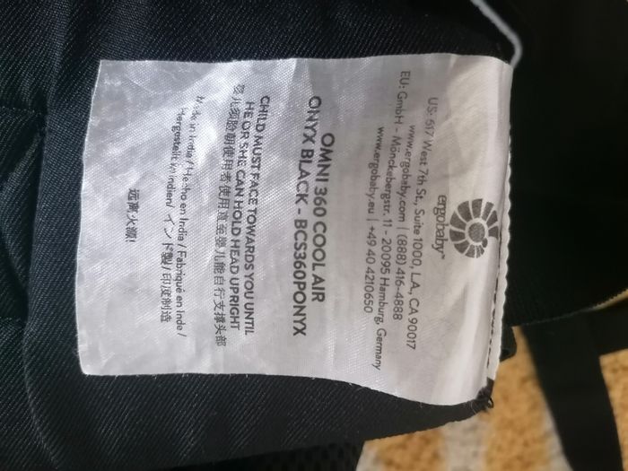 Porte bébé Ergobaby Omni 360 Coolair - photo numéro 4