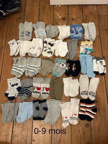 lot chaussettes bébé