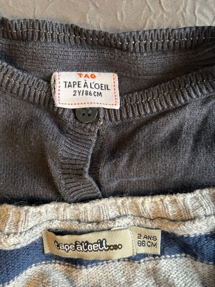 Lot de 3 gilets petite fille - photo numéro 4