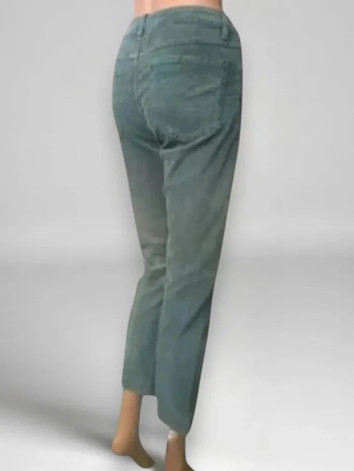 Jean effet velours CLOSED ,coupe slim crop ,taille mi-haute ,extensible - photo numéro 2