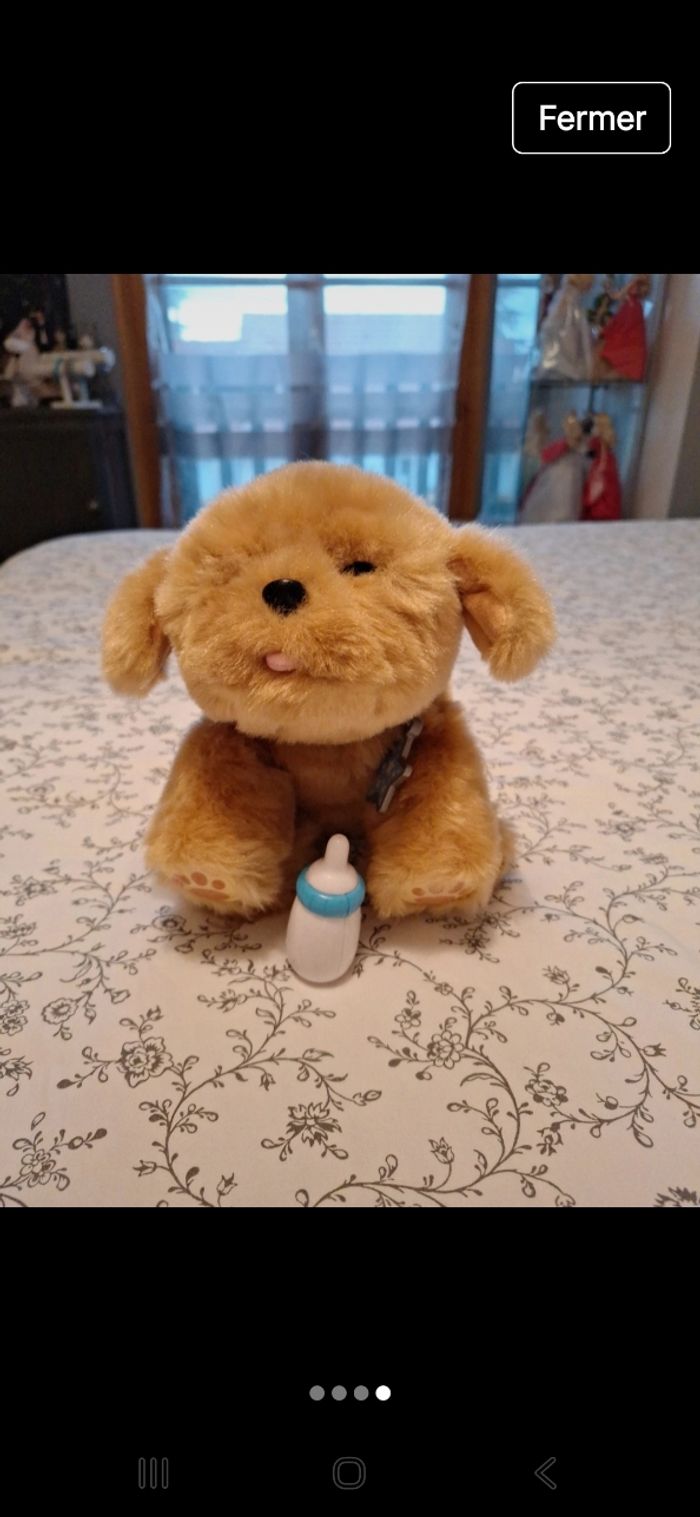 Peluche ineractive Snuggle Puppy vendue sans la boite