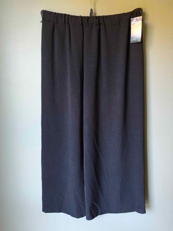 Pantalon élégant Noir coupe droite fluide Taille 36 au 44