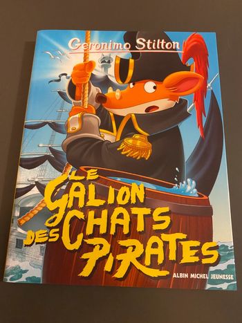 Livre geronimo stillton Albin Michel jeunesse galon chats pirates
