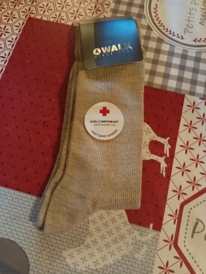 Chaussette homme de très grande qualité Walk non comprimante