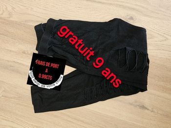 Legging effet troués 9 ans fille GRATUIT