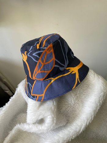 Bob réversible marine feuillages