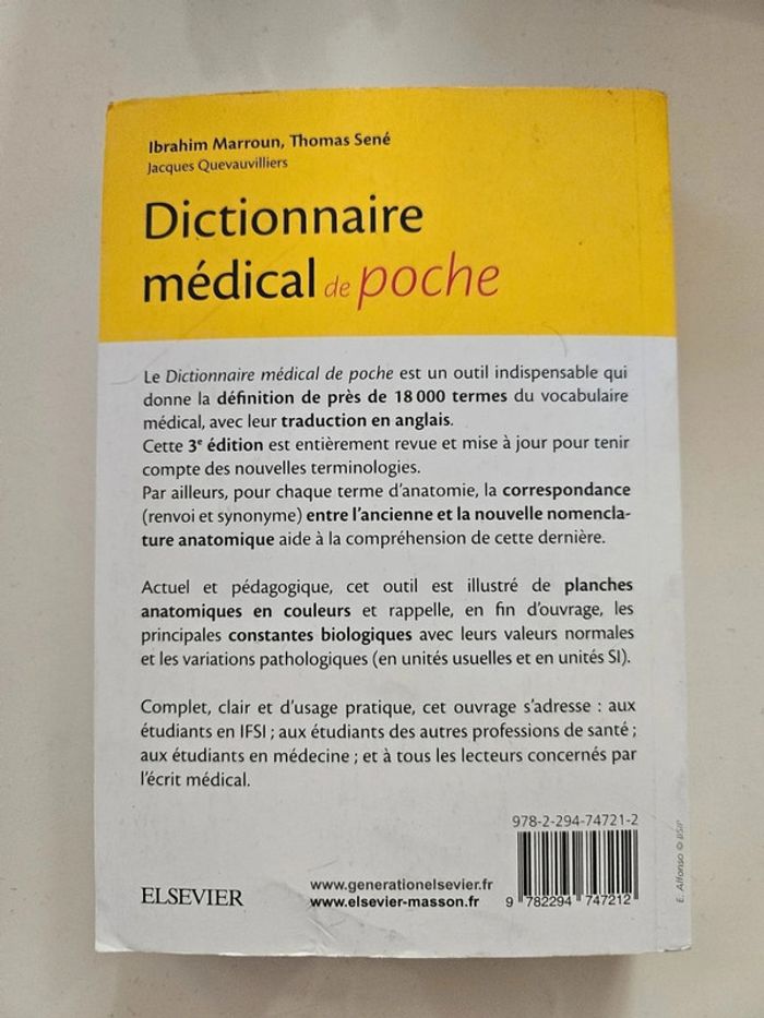 Dictionnaire Médical de poche - photo numéro 2