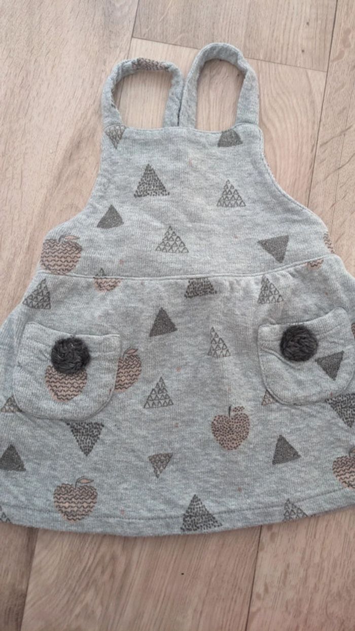 Débardeur tunique grise Zara 18-24 Mois - 86cm - photo numéro 2