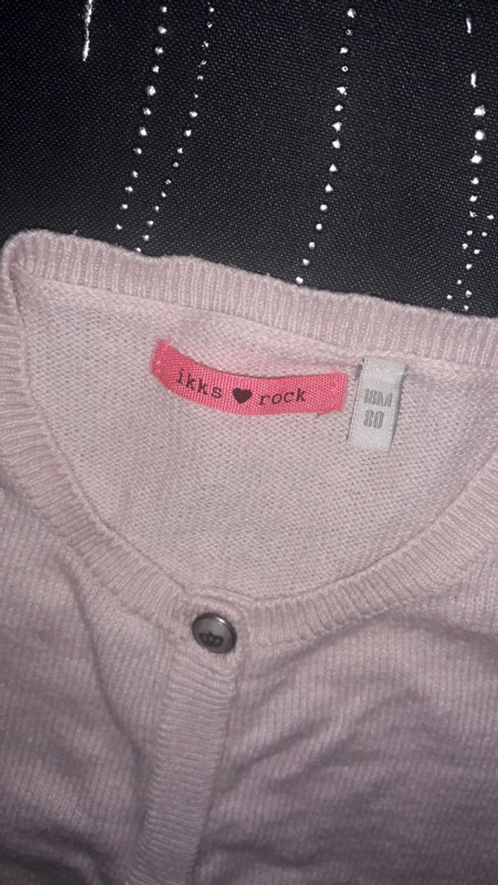 Petite veste laine lilas IKKS - photo numéro 4