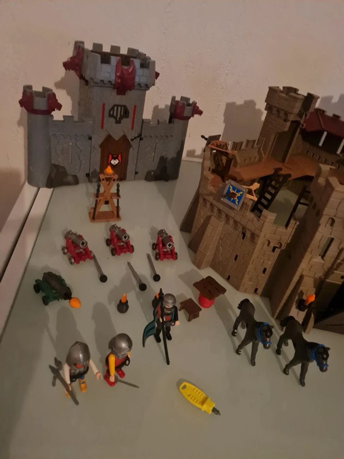 Playmobil chevalier chateau du faucon / citadelle du baron - photo numéro 2
