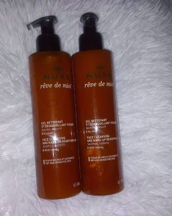 Lot gel nettoyant nuxe