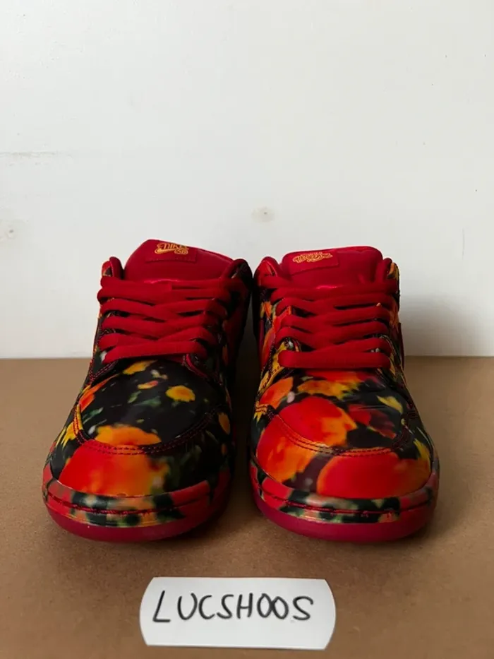 Nike SB Dunk The Wizard of Oz Poppy Field - photo numéro 3
