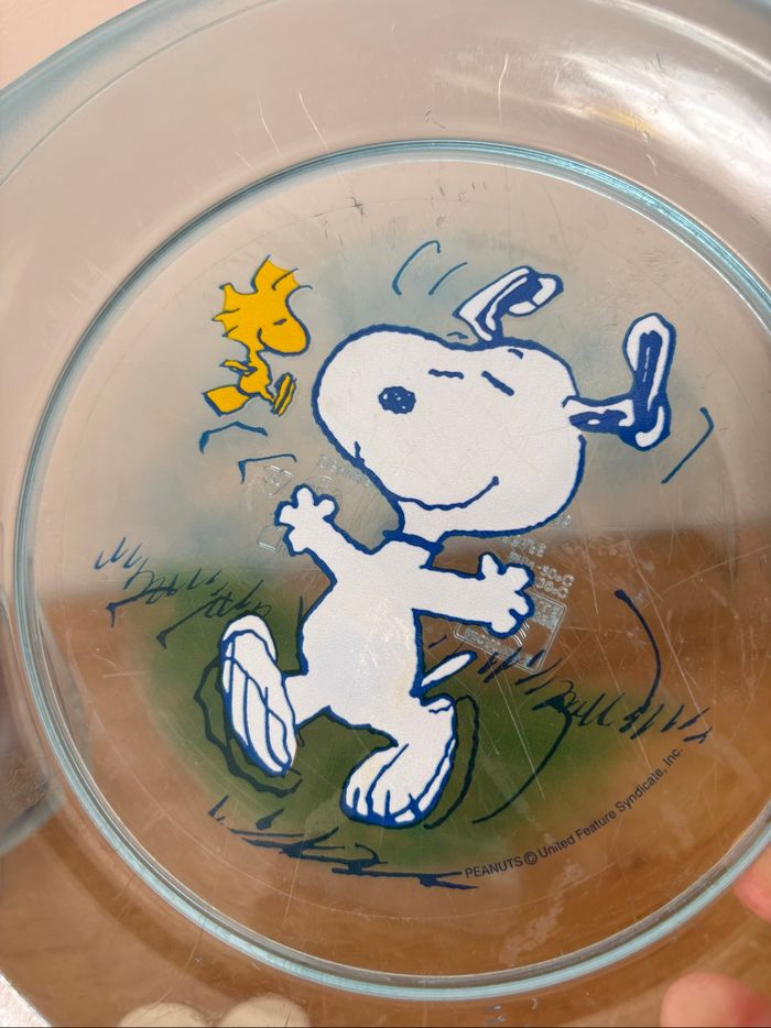 Assiette et bol vintage Snoopy - photo numéro 3