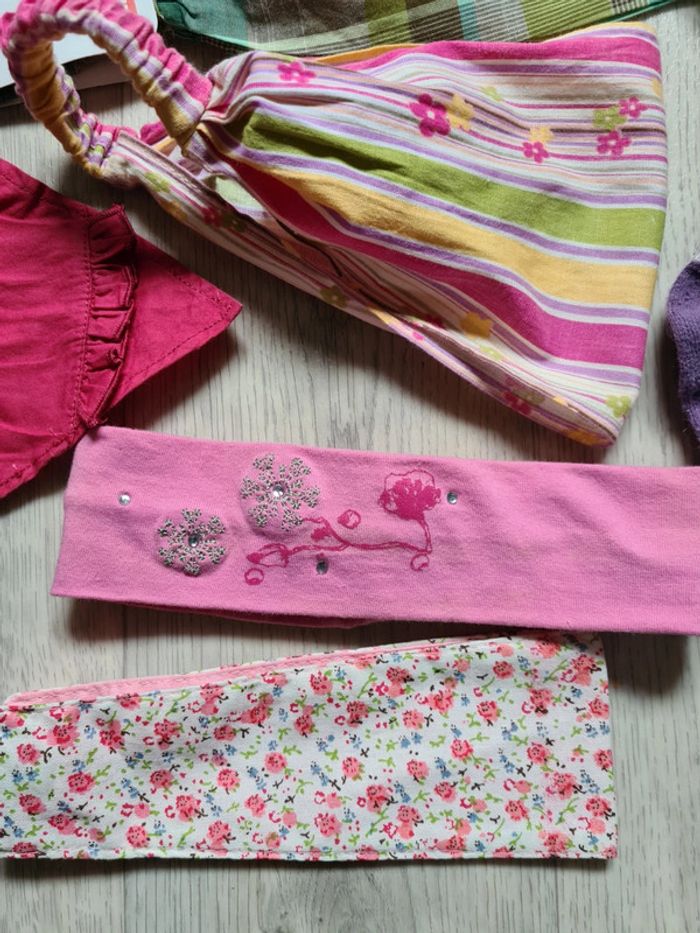 Lot bandeaux foulards fille - photo numéro 3