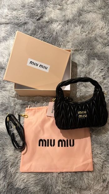 Sac wander noir miu 