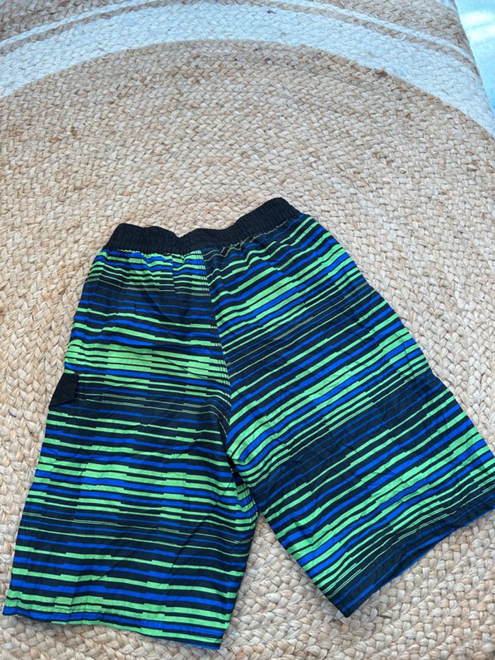 Short de Bain Garçon Adidas Noir et Vert | Taille 12 ans | Très Bon État | BS1260 - photo numéro 2