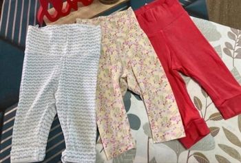 3 leggings H&M - 6 mois