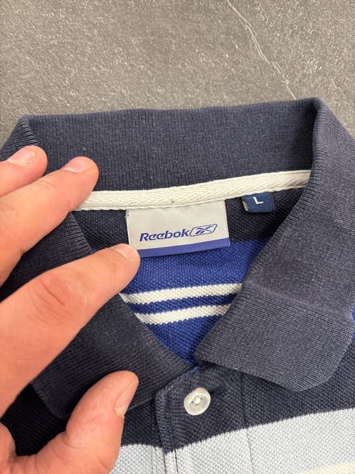 Polo pour homme Reebok taille L - photo numéro 3