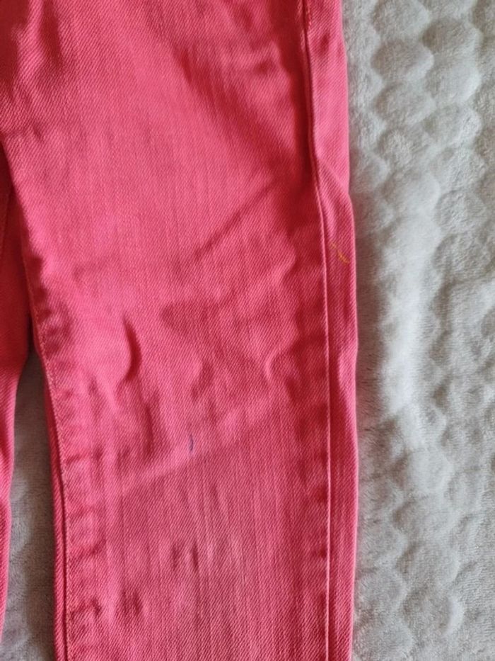 Pantalon jean rose fille - photo numéro 5