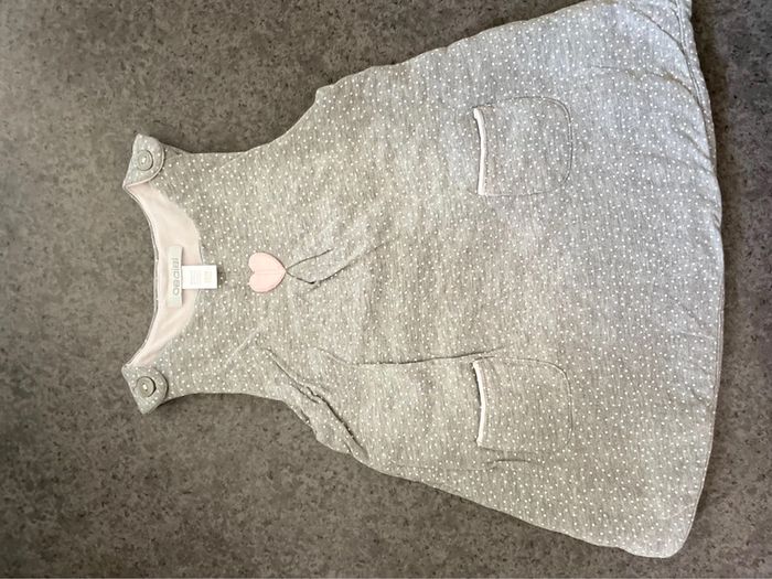Robe okaidi rose et grise