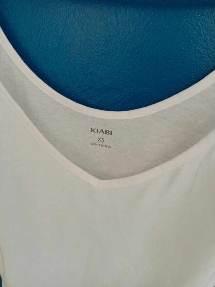 Debardeur blanc à fines bretelles kiabi - photo numéro 2