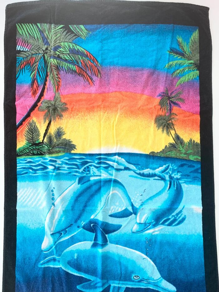 Serviette de plagethème océan / mer / fonds marins / poissons - photo numéro 2