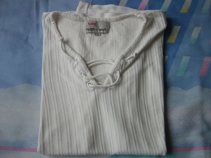 tee shirt blanc Love Fairy taille 12 ans