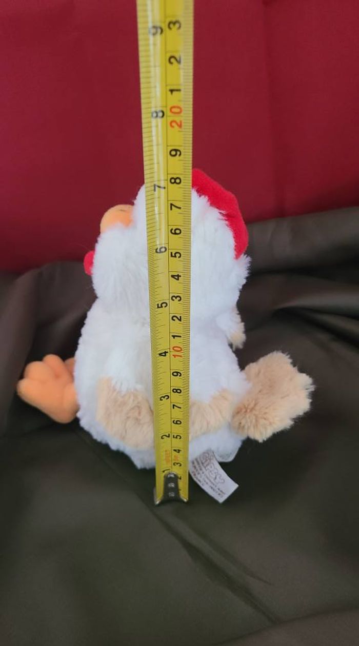 Les Pakidoo sonores 15 cm - poule blanche gipsy - photo numéro 4