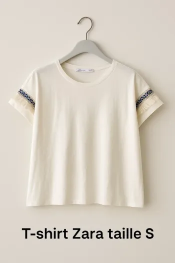 Haut Zara taille S - Style loose et confortable