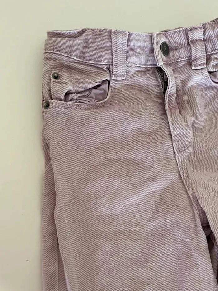 Jeans large Kiabi 5 ans lila - photo numéro 3