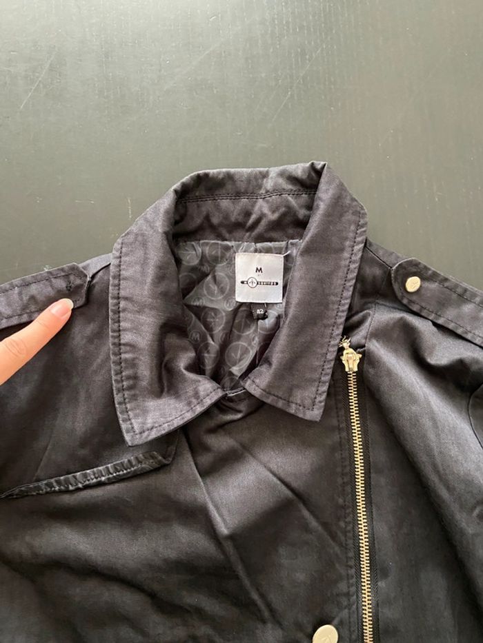 Magnifique trench noir Mosquitos / Taille 42 - photo numéro 8