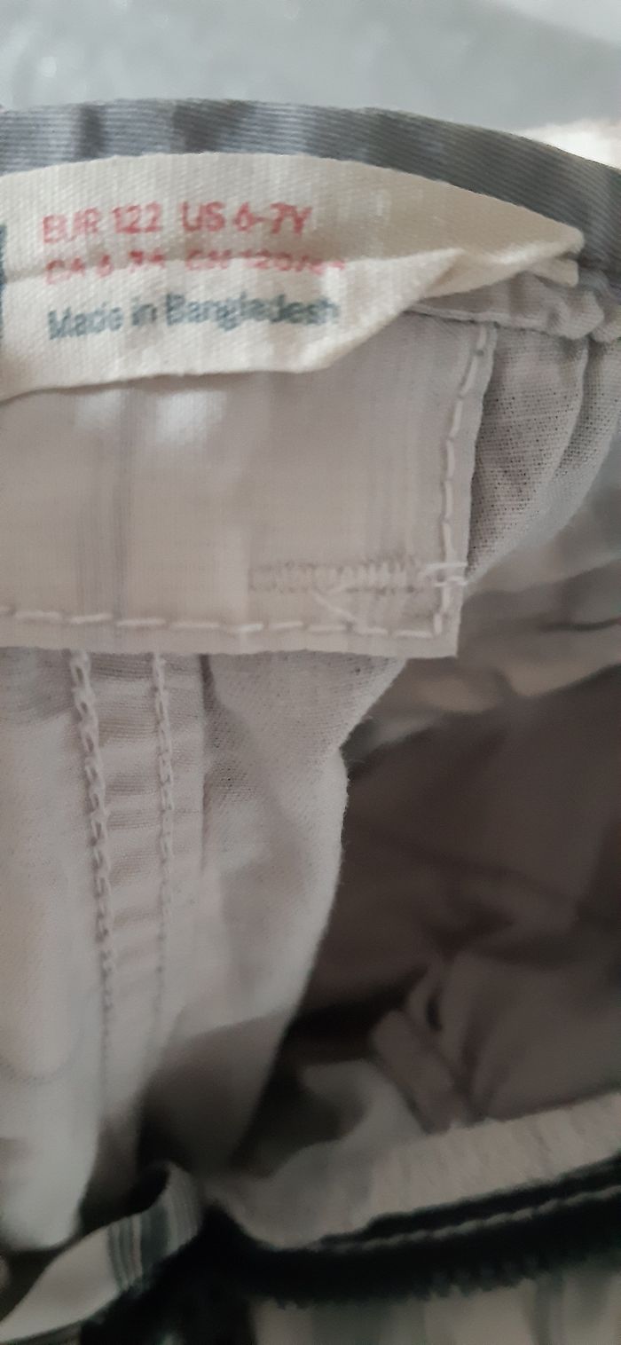 Bermuda 6-7 ans taille réglable - photo numéro 3