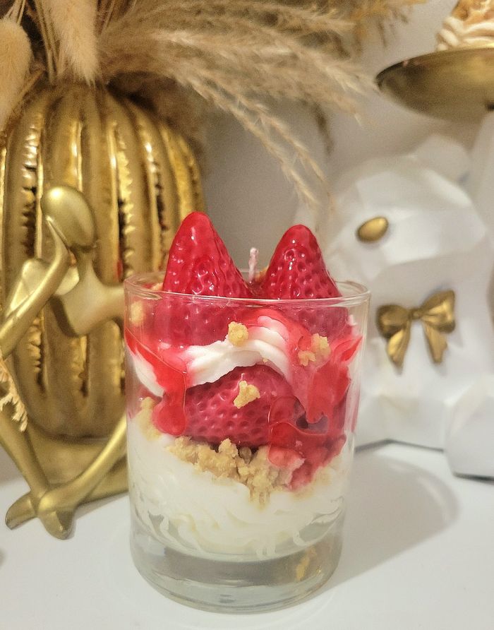Bougie parfumé Tarte au fraises - photo numéro 2