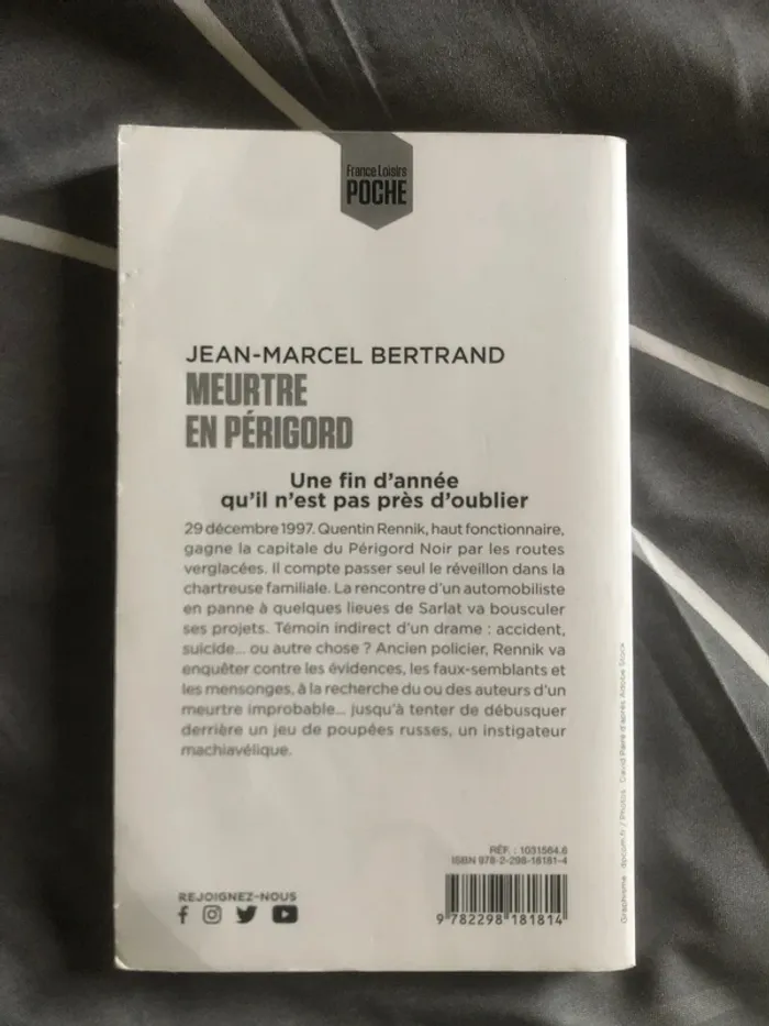 Livre meurtre en Périgord édition poche 📕 - photo numéro 3