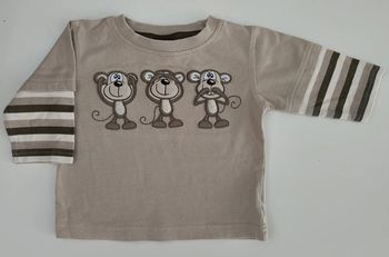 T-shirt manches longues Next 3-6 mois 🐒