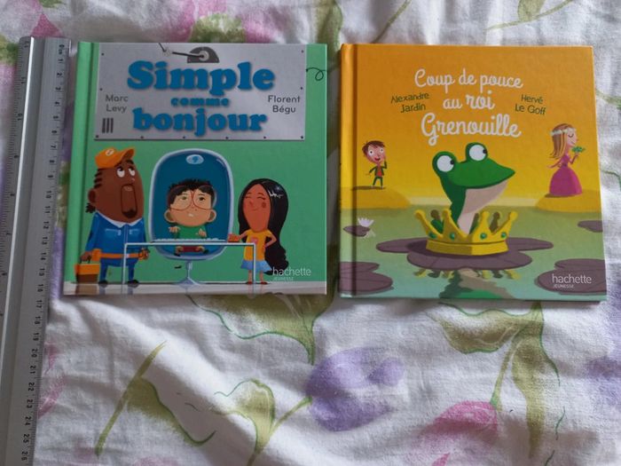 Lot de 2 livres coup de pouce au roi grenouille,simple comme bonjour