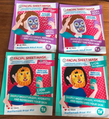 Lot 4 masques tissus - Action