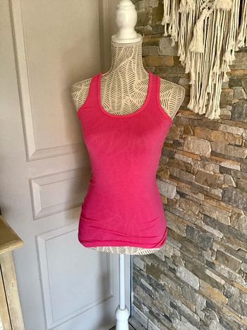 Débardeur rose de taille XS en coton