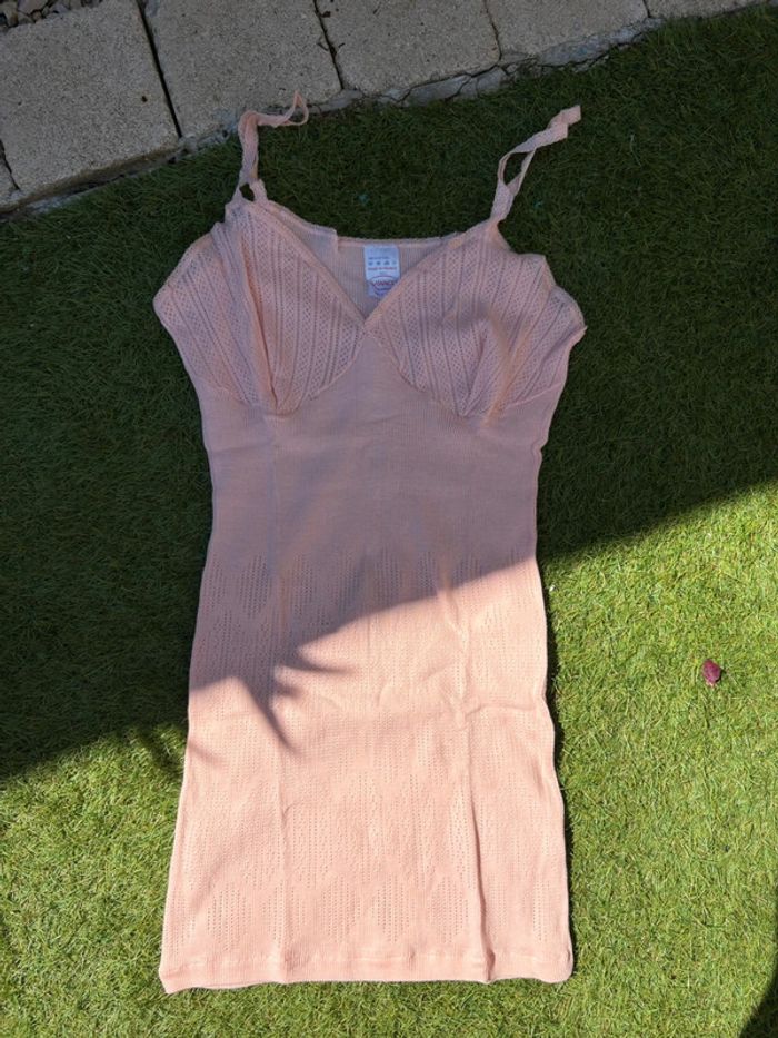 Lot de 2 débardeur SAWACO 100% coton - rose pale - neuf dans l’emballage - taille 52 - photo numéro 5