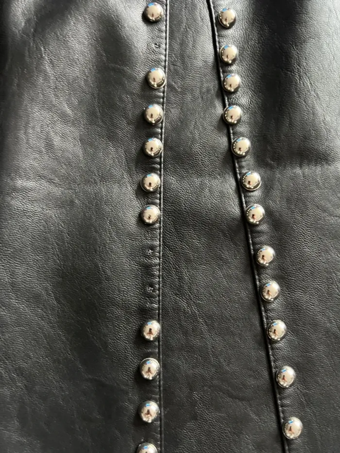 Jupe simili noir Azara taille S - photo numéro 3