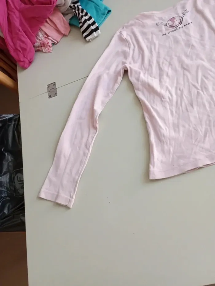 T-shirt manches longues don't touch to my planet 14 ans - photo numéro 8