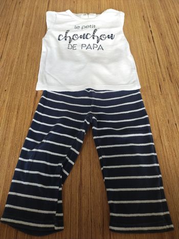 Pyjama petit chouchou de papa.