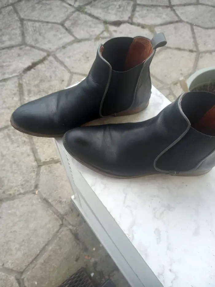 Bottines bleu nuit - photo numéro 2