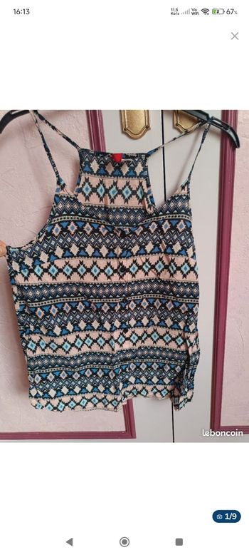 Haut " H&M" à bretelles T.34