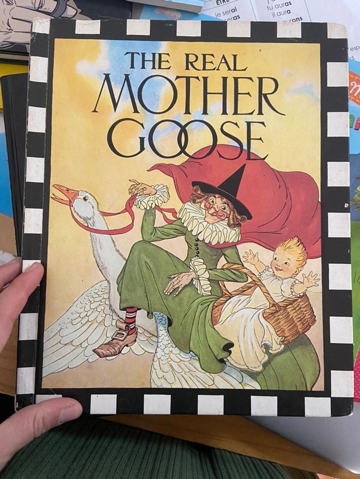 Livre anglais mother goose