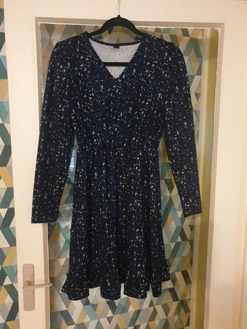 Robe maches logis bleu marine