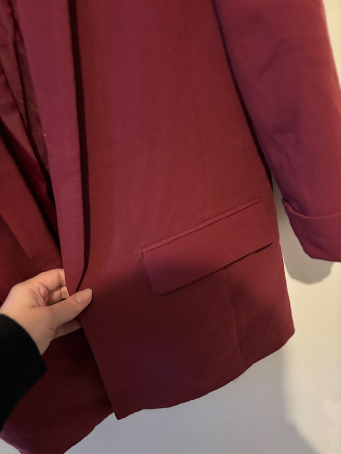 Blazer Kiabi bordeaux - photo numéro 5