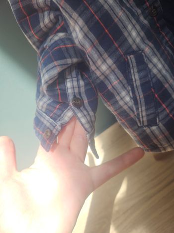 Veste carreaux bébé